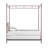 Marinez Upholstered Linen Canopy Bed-2027268468
