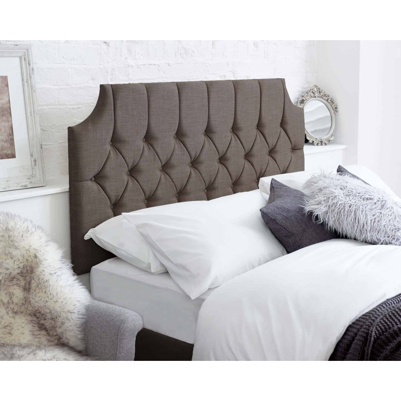 Aimee-Jo Upholstered Headboard, Double (4'6), Slate