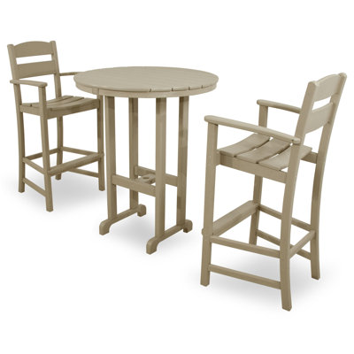 POLYWOOD Classics 3-Piece Round Bar Set