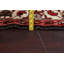 Tapis décoratif en laine de conception unique noué à la main de couleur rouge Hamedan de 4 pi 2 po x 6 pi 7 po Caillan
