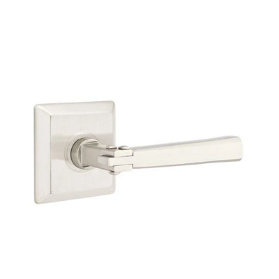 Passage Door Lever with Square Rosette