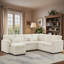 Canapé-lit modulaire convertible en L avec rangement Katrein-1874773940