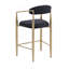 Ensemble de 2 tabourets de bar modernes avec un design élégant et des sièges confortables