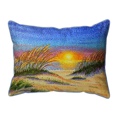 Housse et insert de coussin rectangulaire en polyester pour l'extérieur