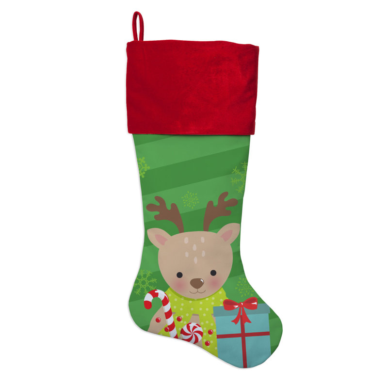 Chaussette de renne personnalisée, Oui