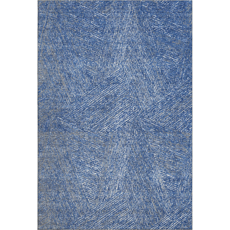 Premium Machine Washable Finchley AMF991 Lines Rug, Rectangle 9' x 12'