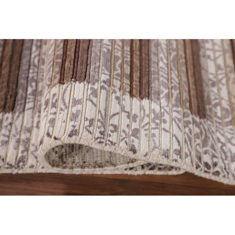 Abstract Modern Oriental Rug 3x5