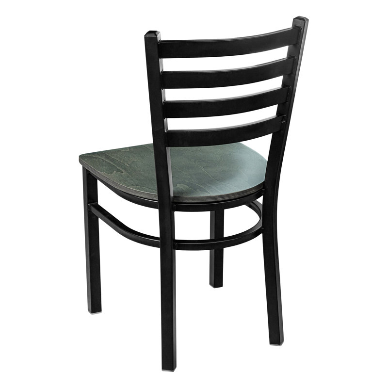 Ensemble de table ronde 36 "avec chaises, Naturel, Vert / noir