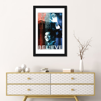 «Obama: Believe», impression sur toile