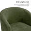 Chaise avec accoudoirs modernes 27,5 po Cadie-129776324