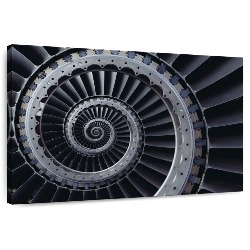 Plane Turbine Spiral Effect
