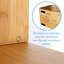 S-shaped geometric modern bamboo bookshelf-1498536499
