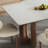 Modern simple rectangular dining table sets.-104097658