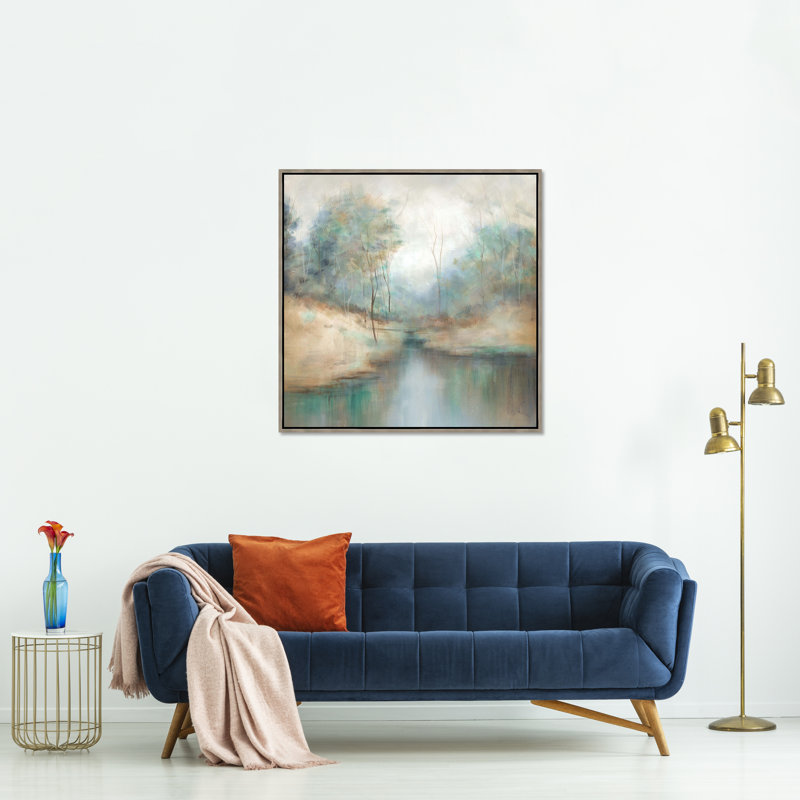 D’Alessandro Léon " River Haze II " by D’Alessandro Leon Painting Print