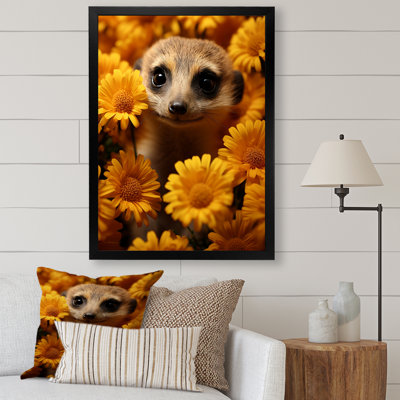 Art floral jaune suricate - Suricate