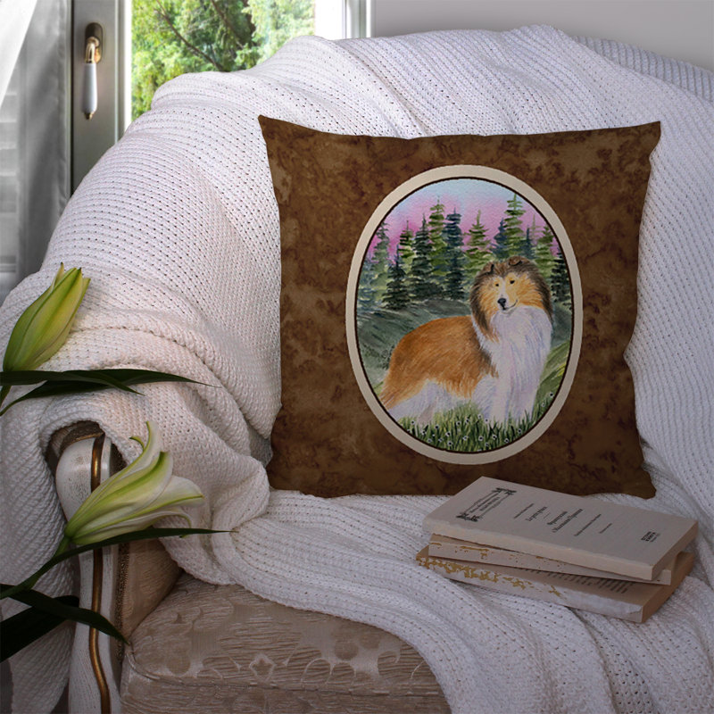 Coussin décoratif intérieur/extérieur sheltie