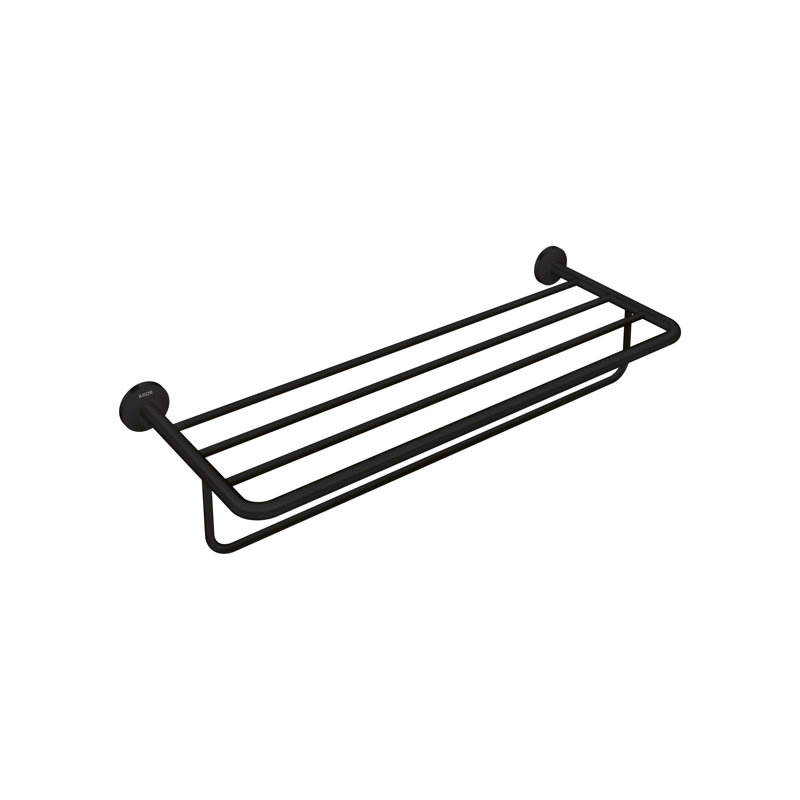 Universal Circular 1 Wall Mounted Towel Rack, Matte Black