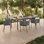 Boston Outdoor 7 - Piece Dining Set with Cushions