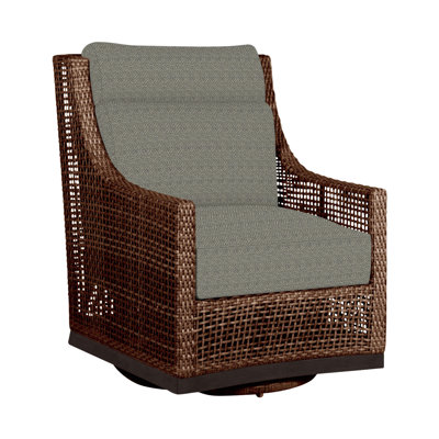 Peninsula Swivel Glider Chair - Mahogany/Chestnut