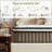 12'' Medium Plush Hybrid Mattress With Leaf Pattern Top – Gel Memory Foam & Pocket Coils-1689114006