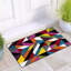 Polygon Geometric Polypropylene Rug – Non-Slip, Durable Floor Mat for Living Room-618422649