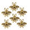 1.9" Length Bee Novelty Knob Multipack