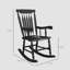 Chaise berçante en bois massif Tamicka-569193520