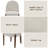 Levette Upholstered Side Chair In White And Oak (Set Of 2)