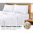 Royale Linens 300 Thread Count 100% Long Staple Combed Cotton Flat Sheet - Super Soft - Top Sheets - Flat Sheet Sold Separately - Breathable, Cool & Crisp Percale Sheets Only-114665926-114665933