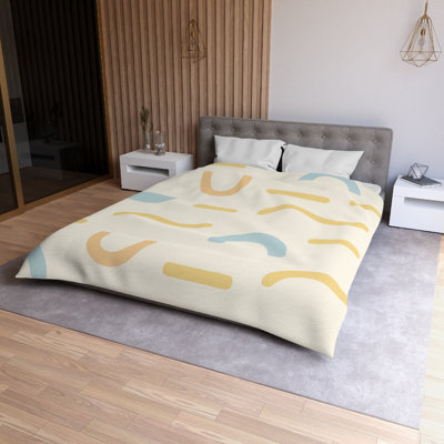 Microfiber Duvet Cover Boho Style, Design 87
