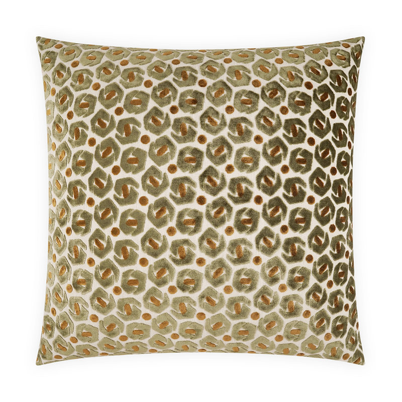 Ollina Square Pillow Cover & Insert, Square 22", Sage