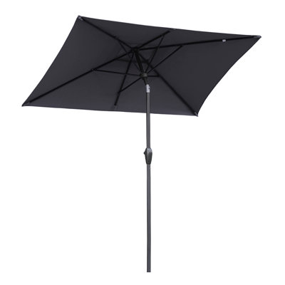 Bohrer 210cm X 140cm Rectangular Traditional Parasol