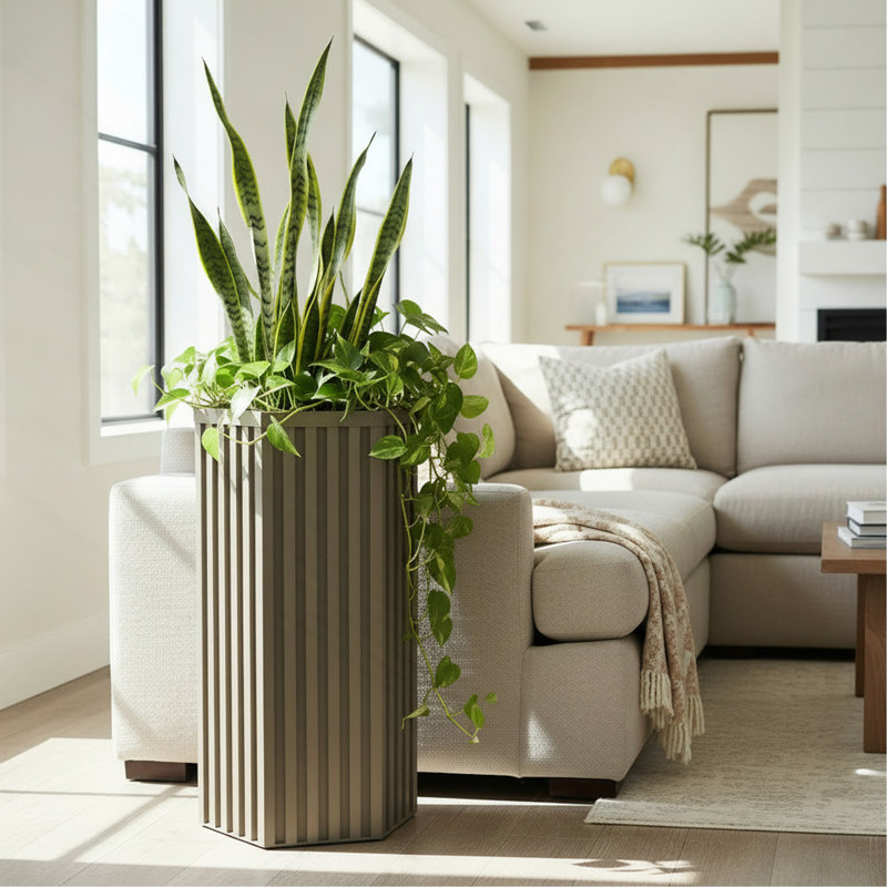 Hexagon Column Planter