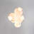 6-Light Glass Globe Cluster Chandelier