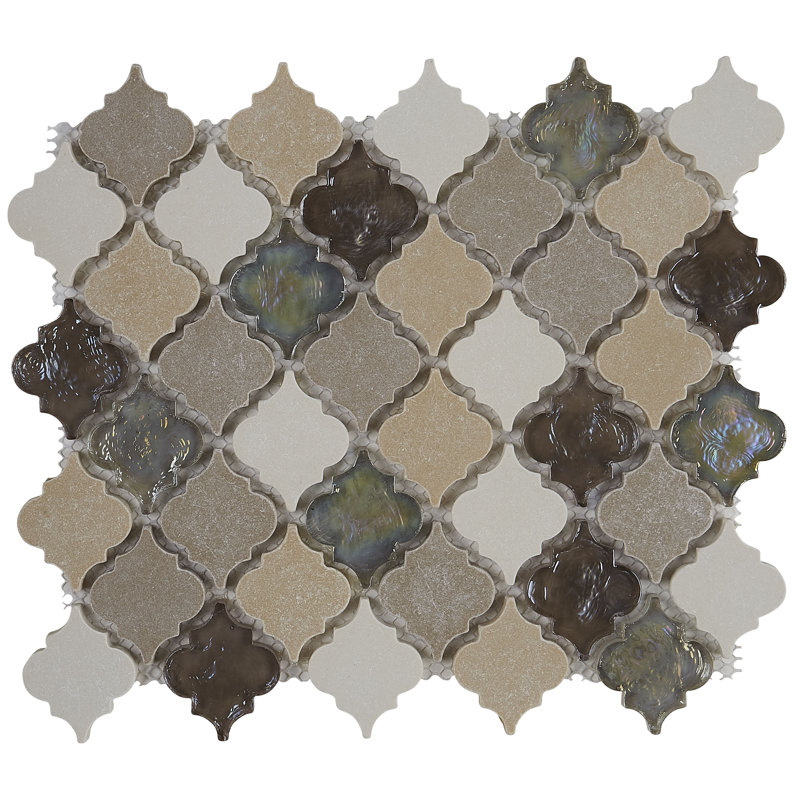 Benson Baroque 2" x 4" Natural Stone Novelty Mosaic Wall Tile