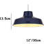 Pluto 12cm H Metal Bowl Pendant Shade ( Screw On )-1919044147