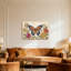 Animaux, art floral sur toile, jardin de papillons-1207276218