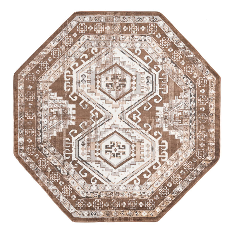 Charlotte Oriental Indoor Rug, Octagon 7'10" x 7'10"