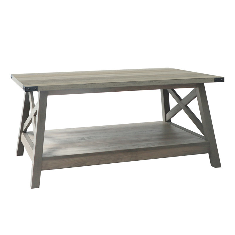 Braydi Single Coffee Table, Washed Oak