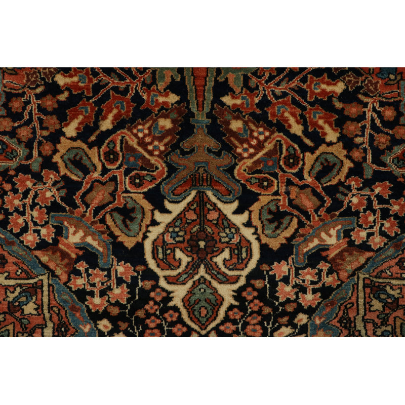Antique One-of-a-Kind 4'2X6'10 Hand Knotted Area Rug