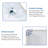 Myhomekeepers 14'' White Ceramic Rectangular Bathroom Sink