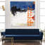 «Midnight Rise Ii», reproduction d'art sur toile géante 54 po x 54 po-59885023
