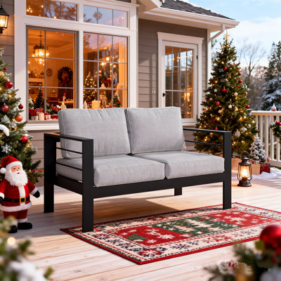 Outdoor Aluminum Loveseat