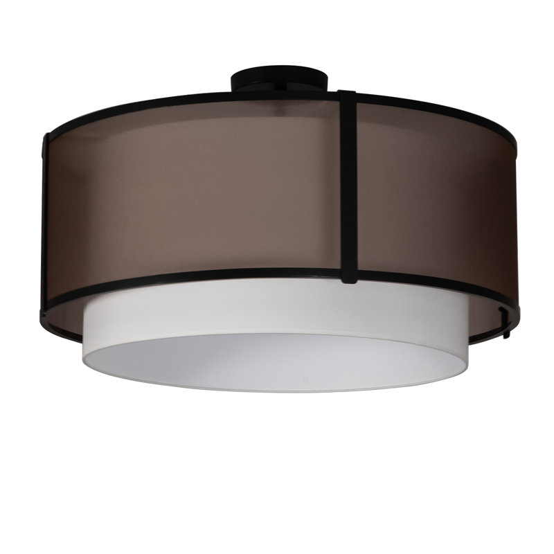 Plafonnier semi-encastré l 30 po, 60 W