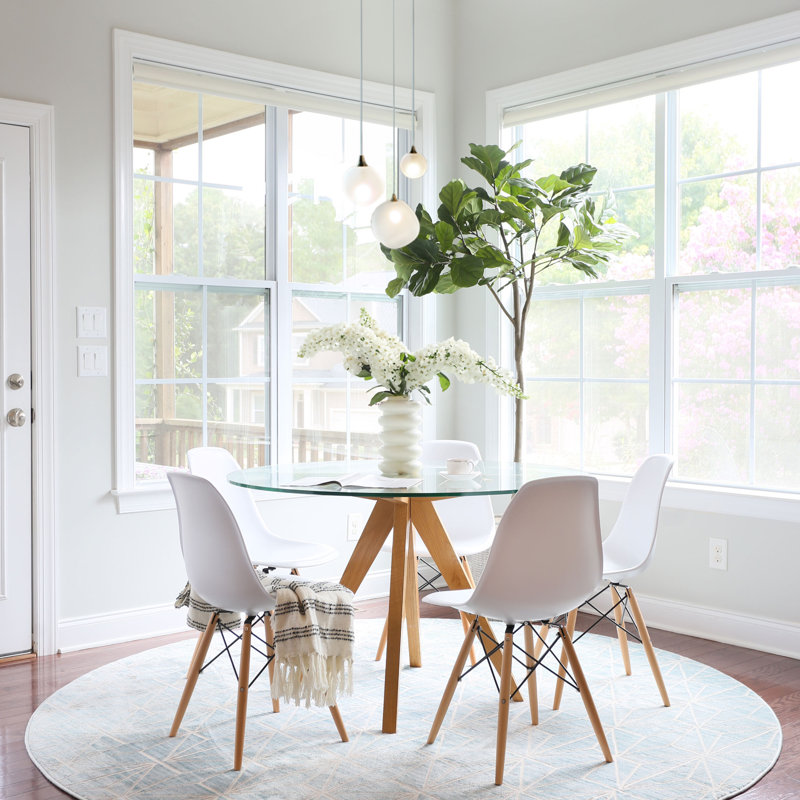 Voyage 3 mix Pendants Chandelier, Satin Nickel