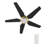 Smart DC Ceiling Fan with Light, Remote Control Flush-Mounted-843291855-863221246