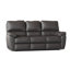 Canapé inclinable en cuir véritable avec accoudoirs coussinés de 82 po Vercelli-342006294-342002799