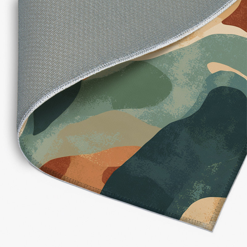 Tapis intérieur et extérieur Earthly Echoes, Rectangle 1 pi 6 po x 2 pi 6 po