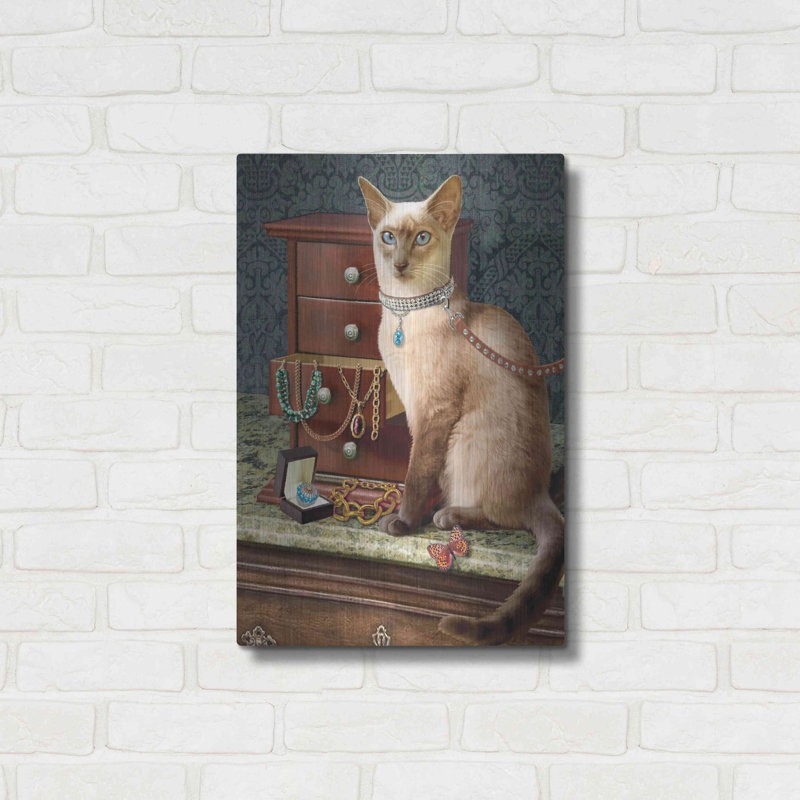 «Ego Siamese Cat» par Dan Craig, H 24 po x l 16 po