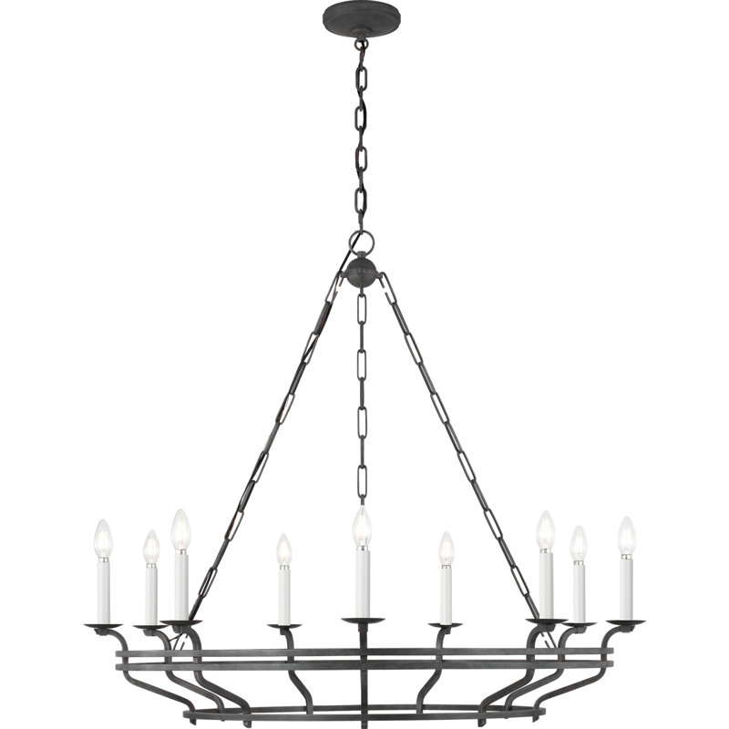 Brighton Chandelier, Italian Rust, 42